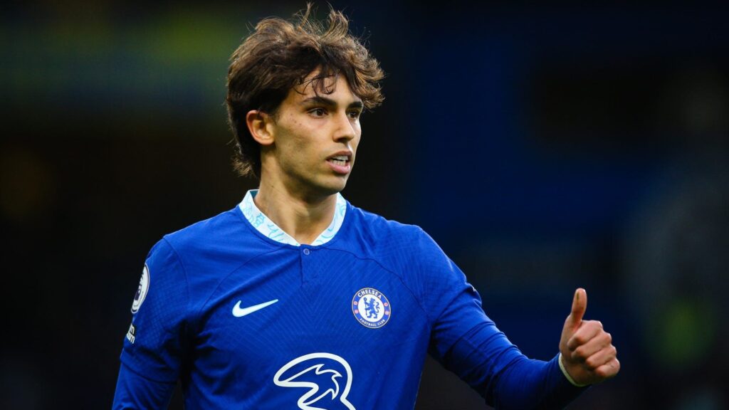 Joao Felix playing for Chelsea.